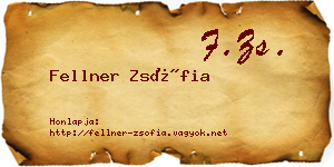 Fellner Zsófia névjegykártya